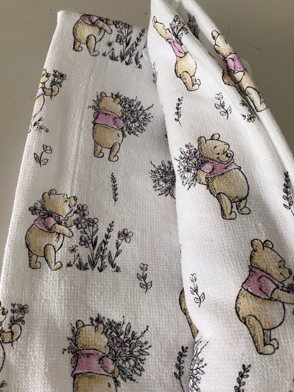2 Pack Disney Winnie the Pooh Floral Flowers Spring Kitchen Towels 16 X 26” NEW - Picture 11 of 13